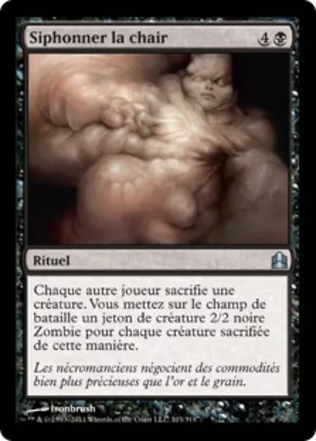 Siphonner la chair, carte Magic CMD 103 — extension Commander 2011