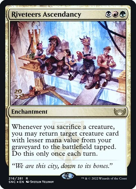 Riveteers Ascendancy, Magic card PSNC 216s — Streets of New Capenna Promos set