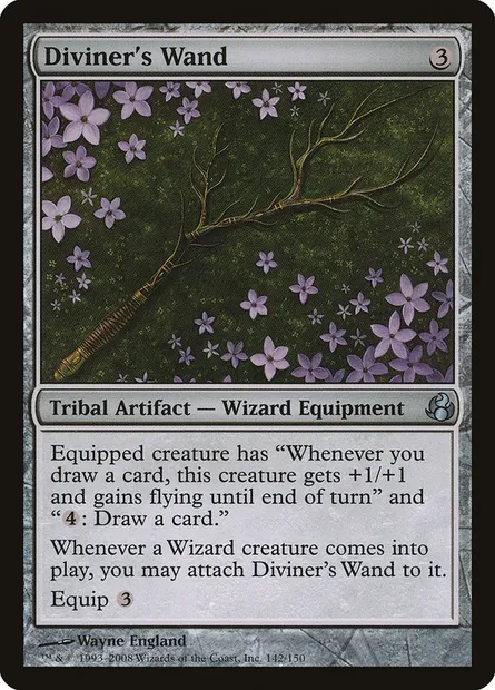 Diviner's Wand, Magic card MOR 142 — Morningtide set