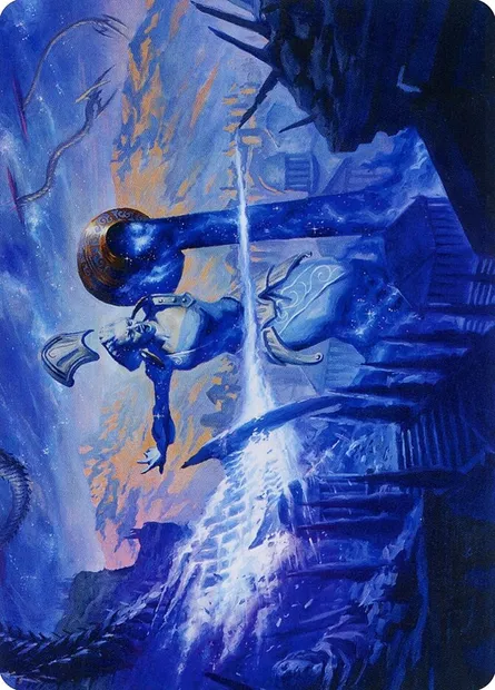 Ephara, Ever-Sheltering // Ephara, Ever-Sheltering, Magic card AMOM 8 — March of the Machine Art Series set