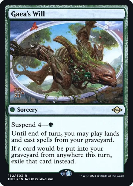 Gaea's Will, Magic card PMH2 162s — Modern Horizons 2 Promos set