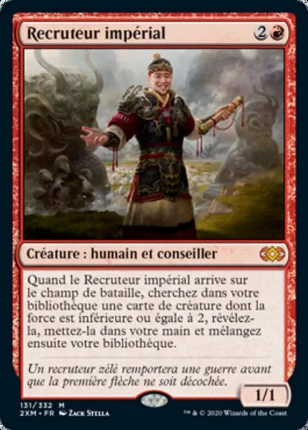 Recruteur impérial, carte Magic 2XM 131 — extension Double Masters