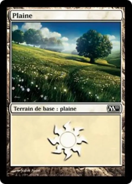 Plaine, carte Magic M11 231 — extension Magic 2011