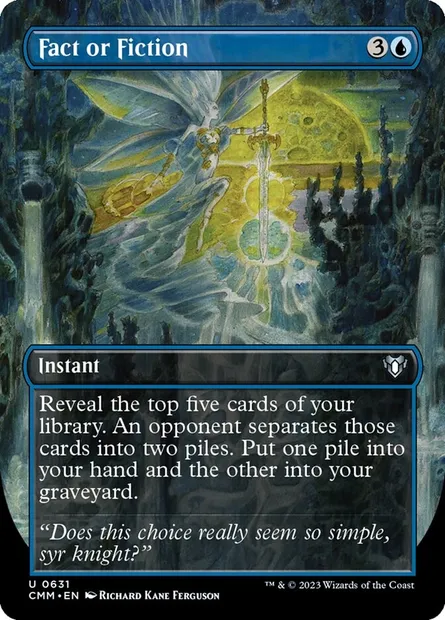 Fact or Fiction, Magic card CMM 631 — Commander Masters set