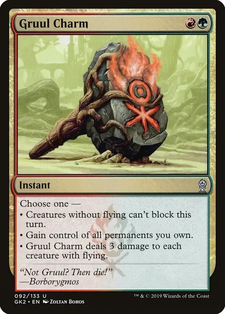 Gruul Charm, Magic card GK2 92 — RNA Guild Kit set