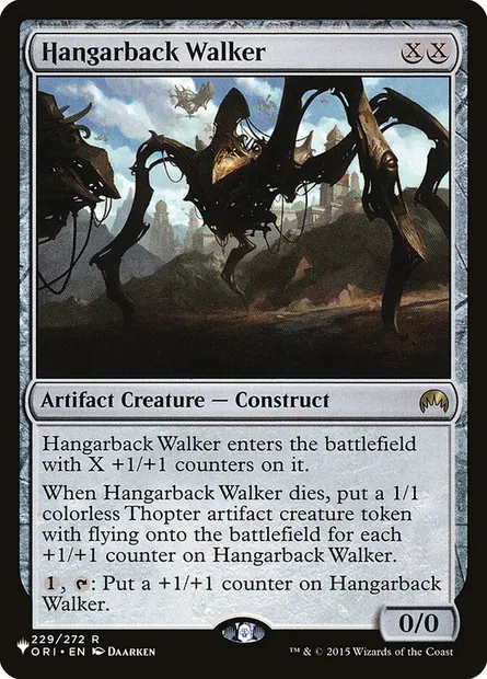Hangarback Walker, Magic card PLST ORI-229 — The List set