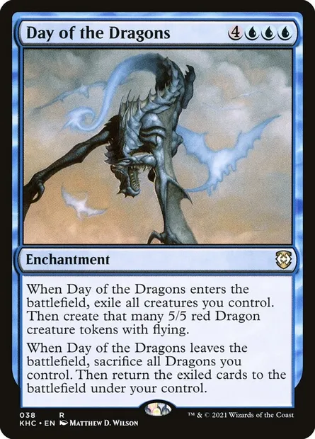 Day of the Dragons, Magic card KHC 38 — Kaldheim Commander set