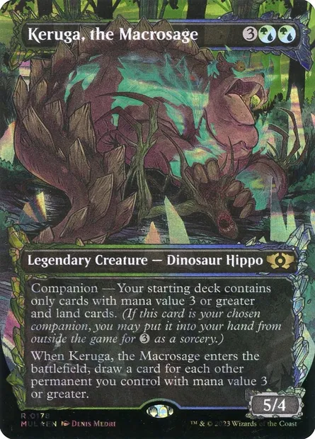 Keruga, the Macrosage, Magic card MUL 178 — Multiverse Legends set
