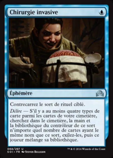 Chirurgie invasive, carte Magic SOI 68 — extension Ténèbres sur Innistrad