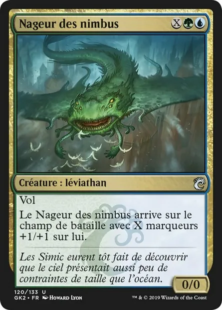 Nageur des nimbus, carte Magic GK2 120 — extension RNA Guild Kit