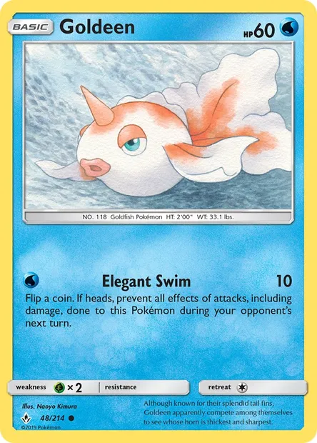 Goldeen, Pokémon card UNB 48 — Unbroken Bonds set