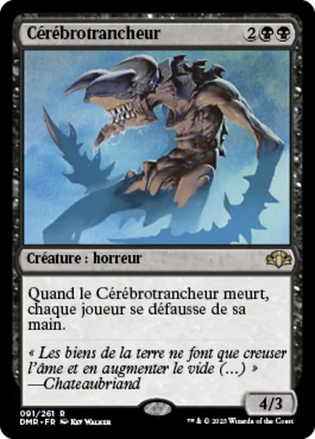 Cérébrotrancheur, carte Magic DMR 91 — extension Dominaria Remastered