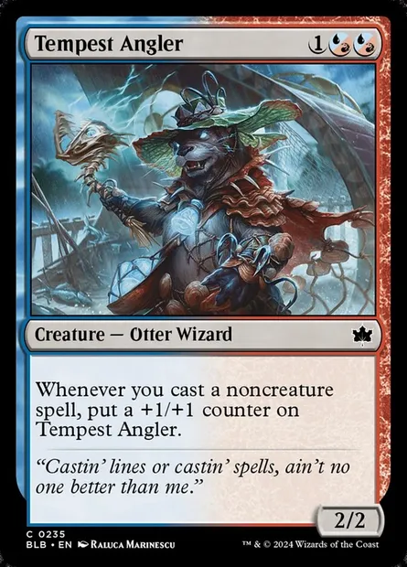 Tempest Angler, Magic card BLB 235 — Bloomburrow set