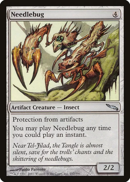 Hexapode à piquants, carte Magic MRD 217 — extension Mirrodin