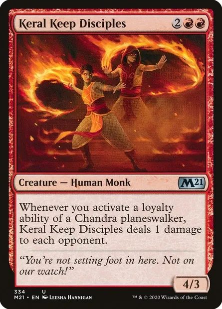 Keral Keep Disciples, Magic card M21 334 — Core Set 2021 set