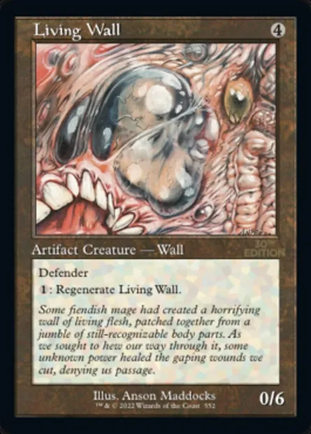 Mur vivant, carte Magic 30A 552 — extension 30th Anniversary Edition
