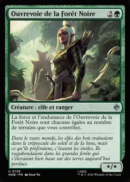 Ouvrevoie de la Forêt Noire, carte Magic HOB 129 — extension The Hobbit