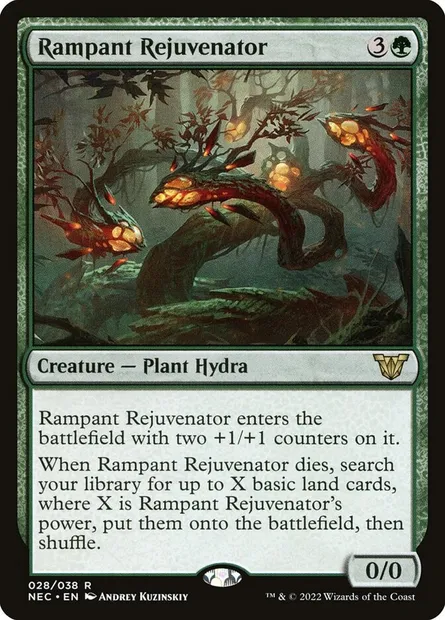 Rampant Rejuvenator, Magic card NEC 28 — Neon Dynasty Commander set