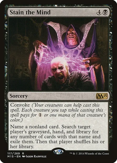 Stain the Mind, Magic card M15 117 — Magic 2015 set