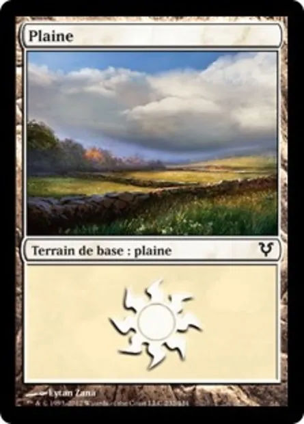 Plaine, carte Magic AVR 232 — extension Avacyn ressuscitée