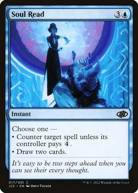 Soul Read, Magic card J22 17 — Jumpstart 2022 set