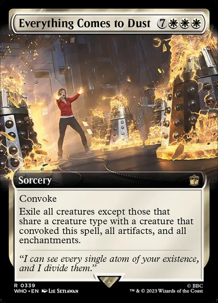 Everything Comes to Dust, Magic card WHO 339 — Doctor Who set