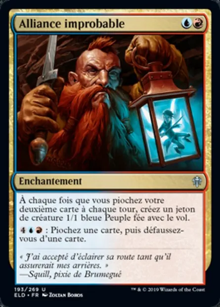 Alliance improbable, carte Magic ELD 193 — extension Throne of Eldraine