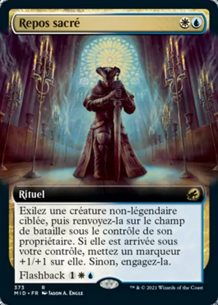 Repos sacré, carte Magic MID 373 — extension Innistrad : chasse de minuit