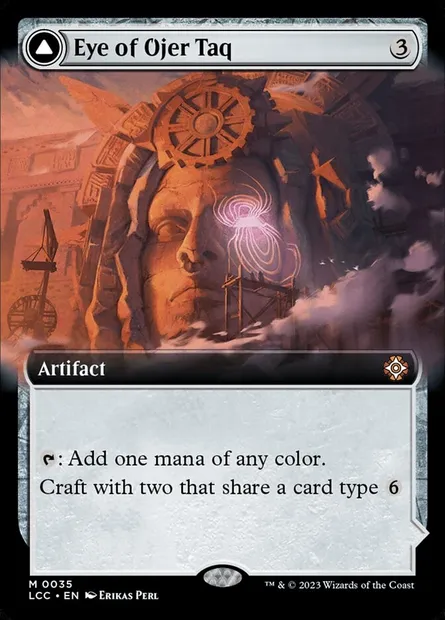 Eye of Ojer Taq // Apex Observatory, Magic card LCC 35 — The Lost Caverns of Ixalan Commander set