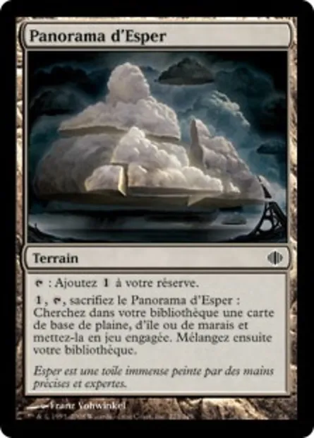 Panorama d'Esper, carte Magic ALA 223 — extension Les éclats d'Alara