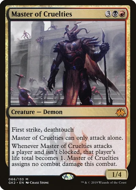 Master of Cruelties, Magic card GK2 66 — RNA Guild Kit set