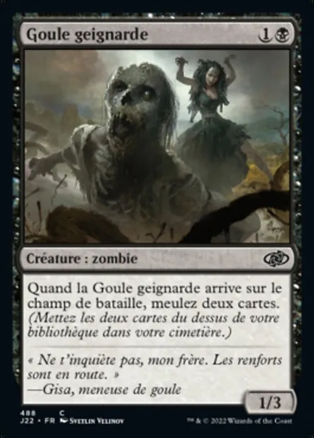 Goule geignarde, carte Magic J22 488 — extension Jumpstart 2022
