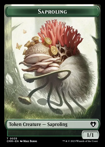 Saproling, Magic card TCMM 35 — Commander Masters Tokens set
