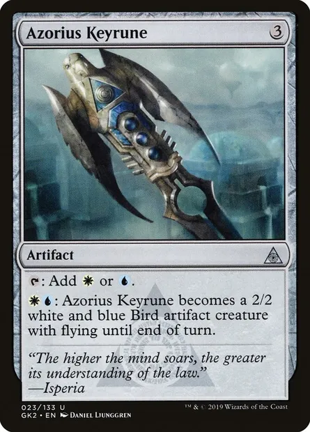 Azorius Keyrune, Magic card GK2 23 — RNA Guild Kit set
