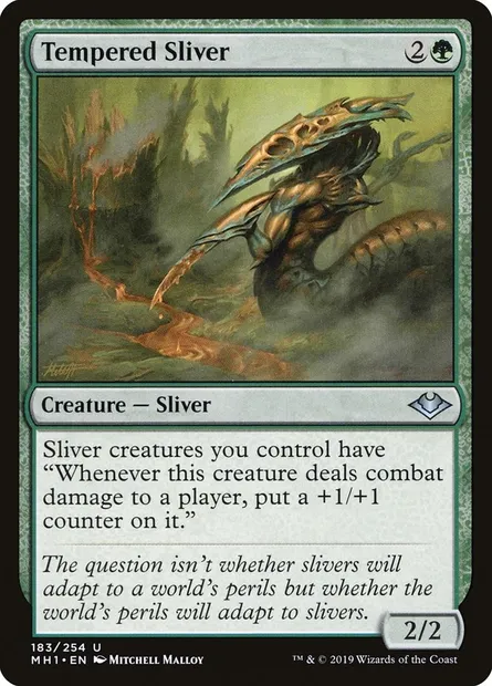 Tempered Sliver, Magic card MH1 183 — Modern Horizons set