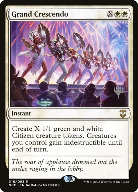 Grand Crescendo, Magic card PNCC 16p — New Capenna Commander Promos set