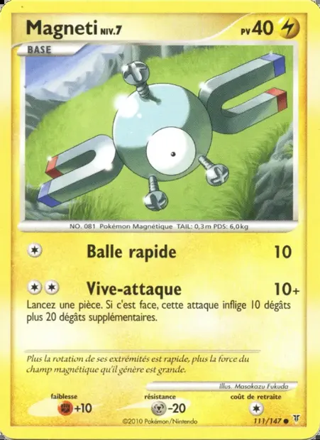 Magnéti, carte Pokémon SV 111 — extension Vainqueurs Suprêmes