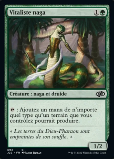 Vitaliste naga, carte Magic J22 693 — extension Jumpstart 2022