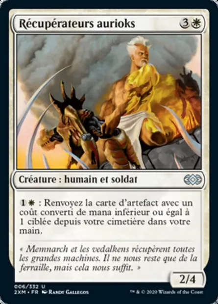 Récupérateurs aurioks, carte Magic 2XM 6 — extension Double Masters