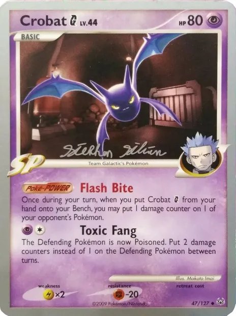 Crobat [G] Lv.44, carte Pokémon WCD09 047-2 — extension World Championship Decks 2009