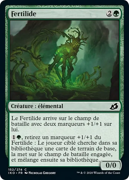Fertilide, carte Magic IKO 152 — extension Ikoria: Lair of Behemoths