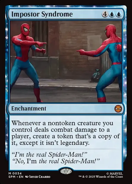 Impostor Syndrome, Magic card SPM 34 — Marvel's Spider-Man set