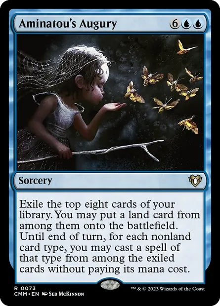 Aminatou's Augury, Magic card CMM 73 — Commander Masters set