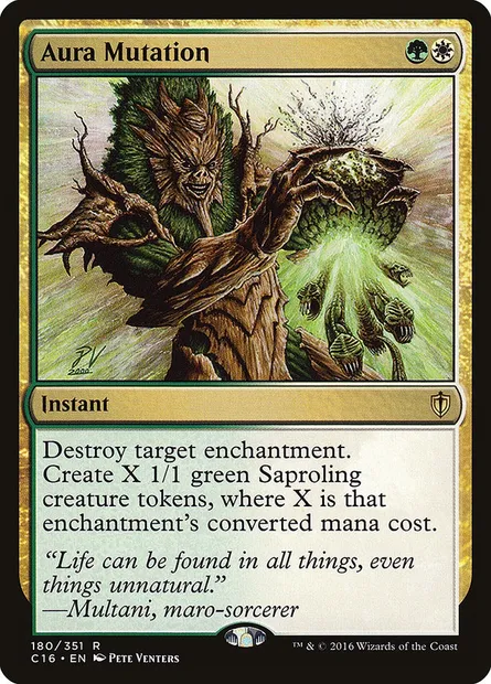 Aura Mutation, Magic card C16 180 — Commander 2016 set