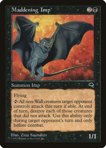 Maddening Imp, Magic card TMP 143 — Tempest set