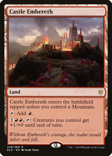 Castle Embereth, Magic card ELD 239 — Throne of Eldraine set