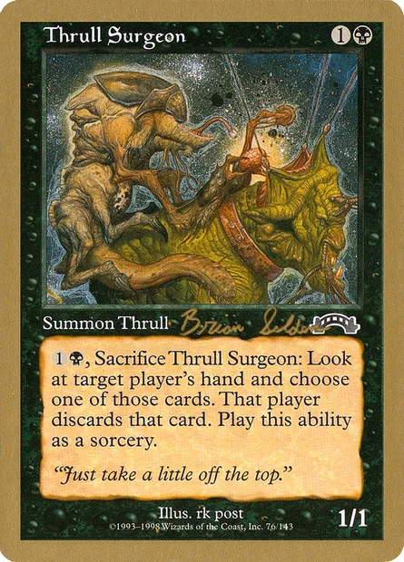 Thrull Surgeon, Magic card WC98 bs76 — World Championship Decks 1998 set