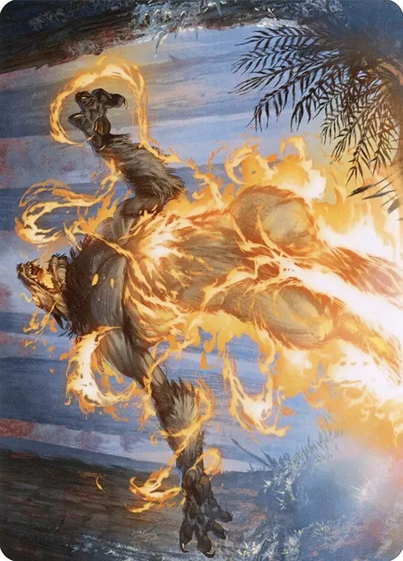 Burn the Accursed // Burn the Accursed, Magic card AMID 42 — Midnight Hunt Art Series set