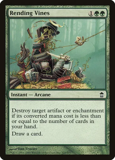 Rending Vines, Magic card SOK 143 — Saviors of Kamigawa set