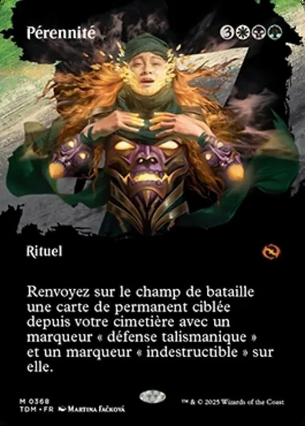 Pérennité, carte Magic TDM 368 — extension Tarkir: Dragonstorm